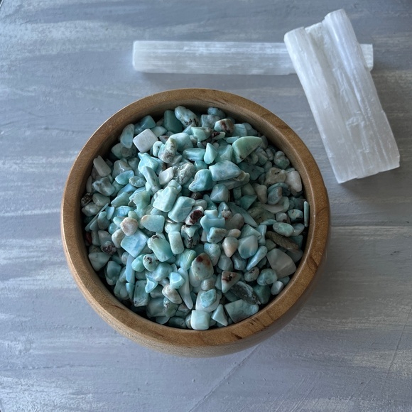 Larimar Chips Jar - Picture 1 of 5